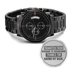 Groomsman Promoted From Wingman to Groomsman – Men's Watch