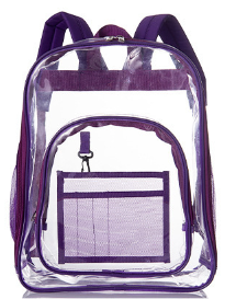 Transparent Large Capacity Waterproof Schoolbag Backpack